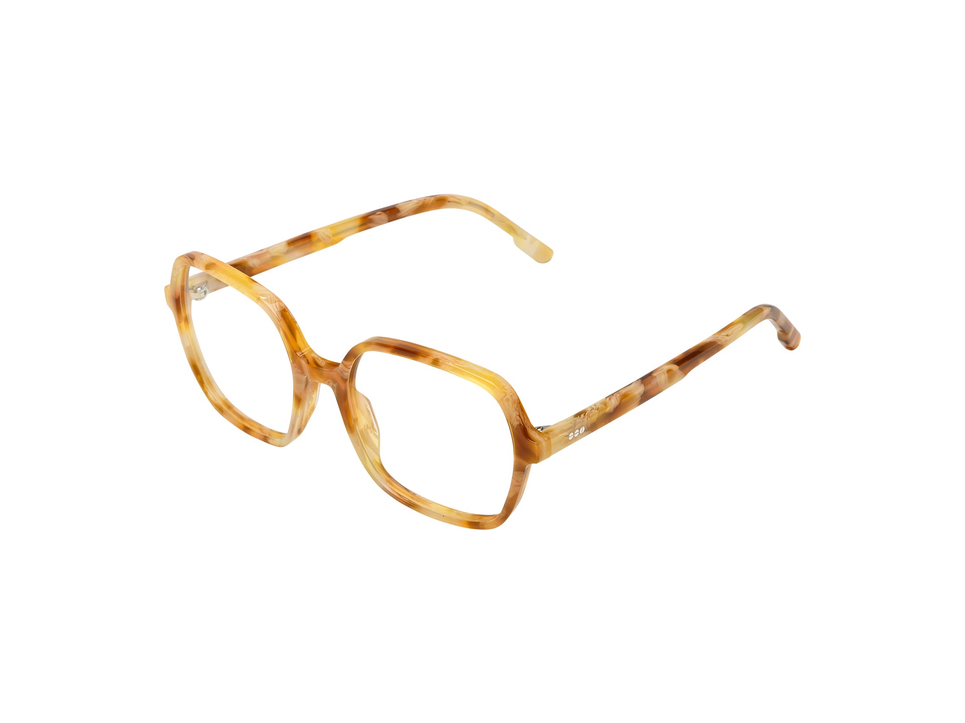 komono-petra-vintage-autumn-sonnenbrille-quadratische-oversize-fassung-schildpat image 2