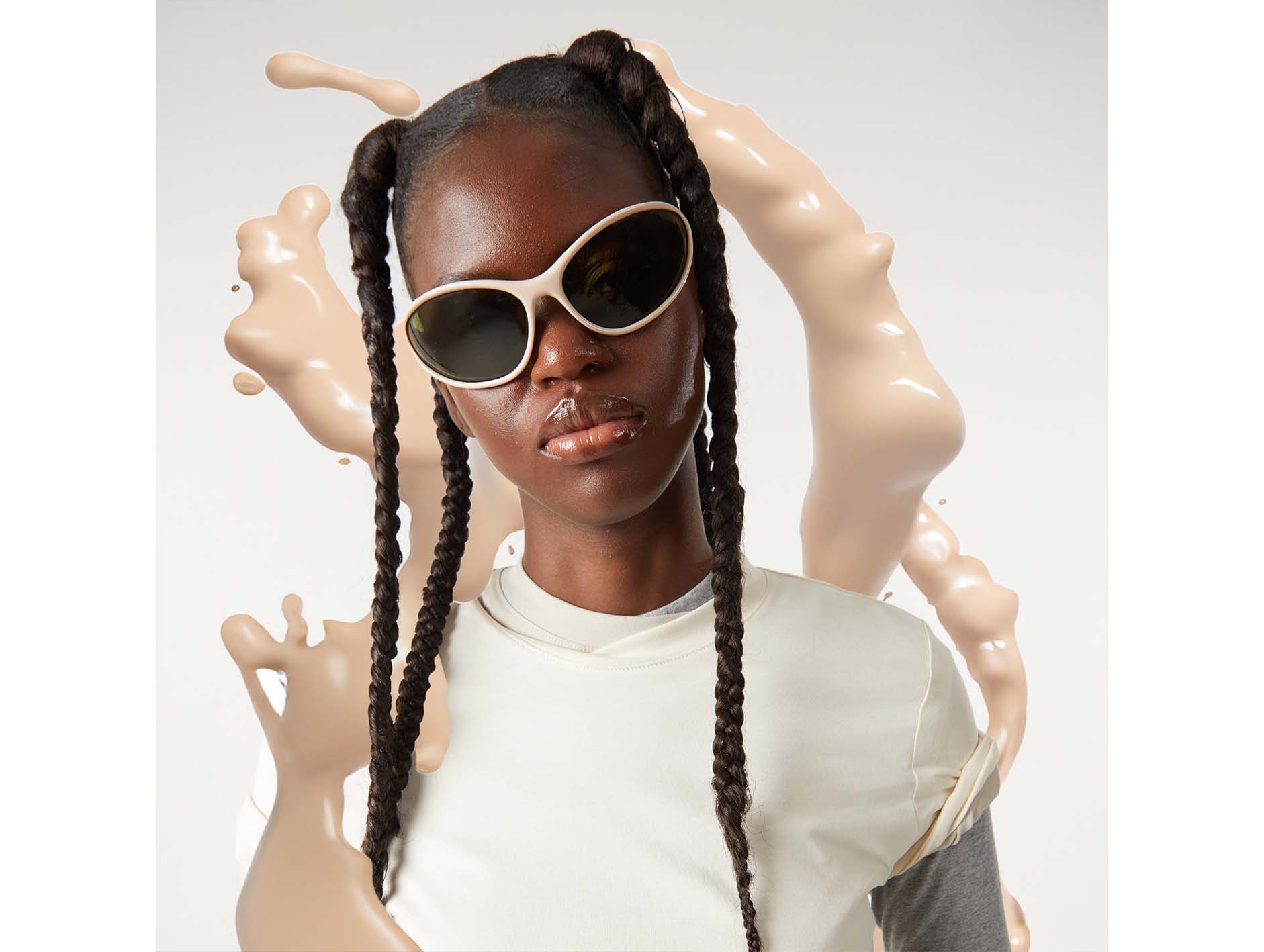 komono-glitch-almond-kaki-sonnenbrille-mit-get-nten-gl-sern-bioplastik image 5