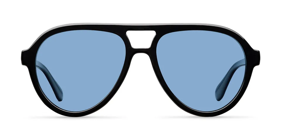 meller-kena-black-sea-aviator-sonnenbrille-doppelsteg-in-schwarz-blau image 1