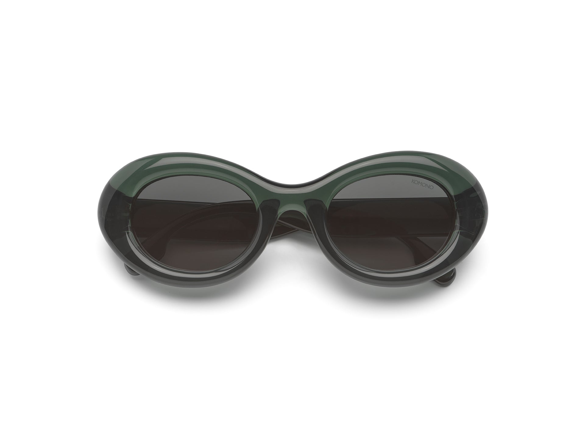 komono-molly-emerald-runde-oversize-sonnenbrille-aus-bio-nylon image 1