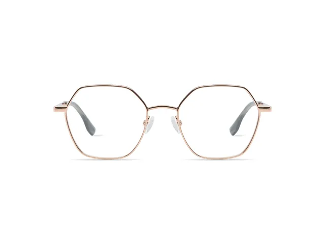 komono-nora-slims-rose-gold-emerald-brille-schlanke-fassung-rose-gold-emerald image 1