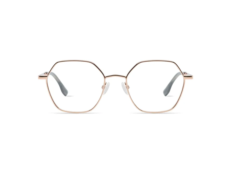 komono-nora-slims-rose-gold-emerald-brille-schlanke-fassung-rose-gold-emerald image 1