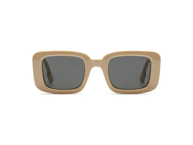 komono-avery-almond-sonnenbrille-rechteckig-bio-nylon image 1