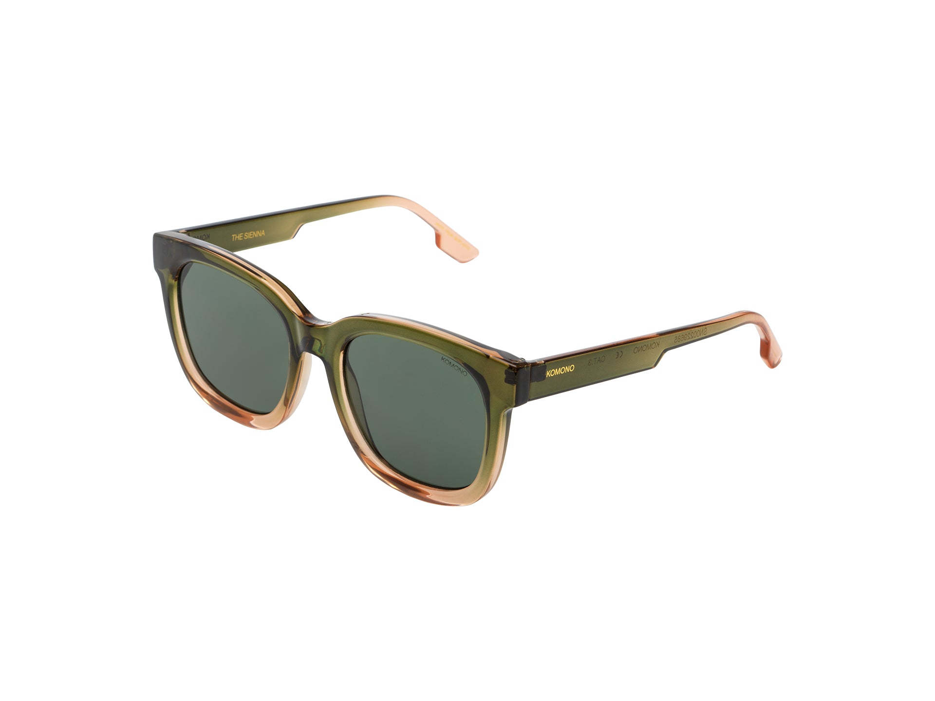 komono-sienna-pacific-sunset-oversized-sonnenbrille-rechteckig-bio-nylon-champag image 3