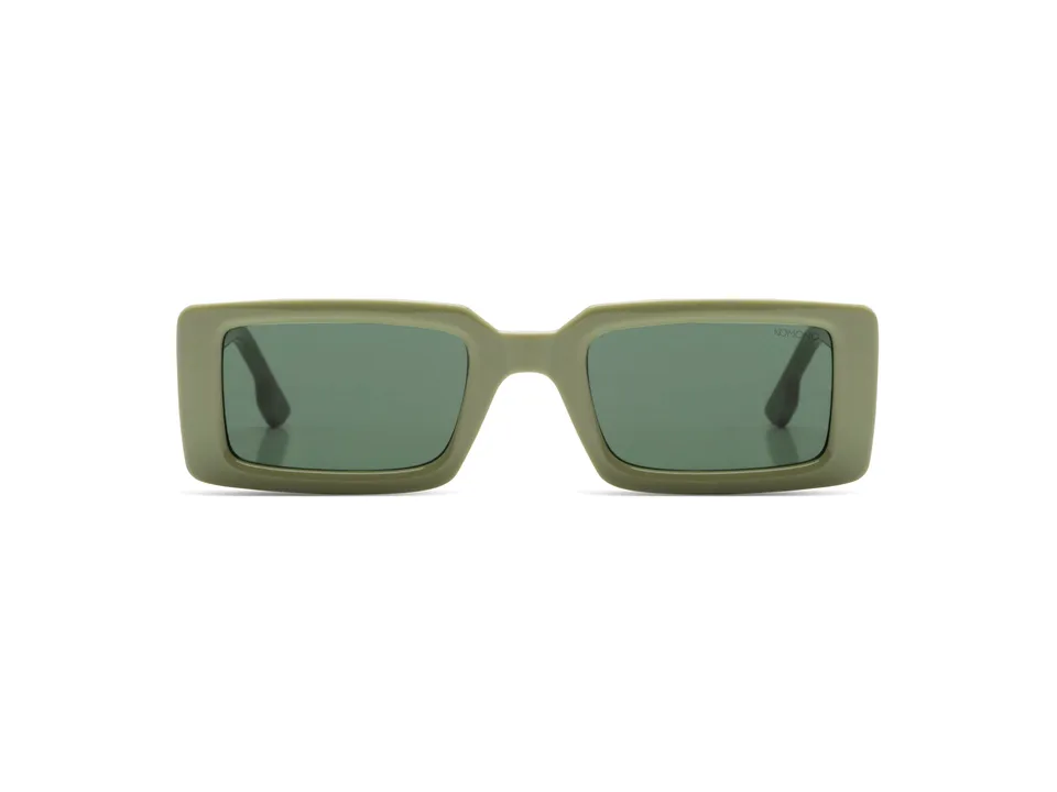 komono-malick-moss-sonnenbrille-rechteckig-gr-n-bio-nylon-medium image 1