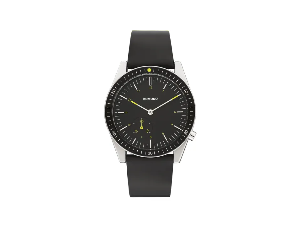 komono-ray-legacy-herrenuhr-leder-black image 1