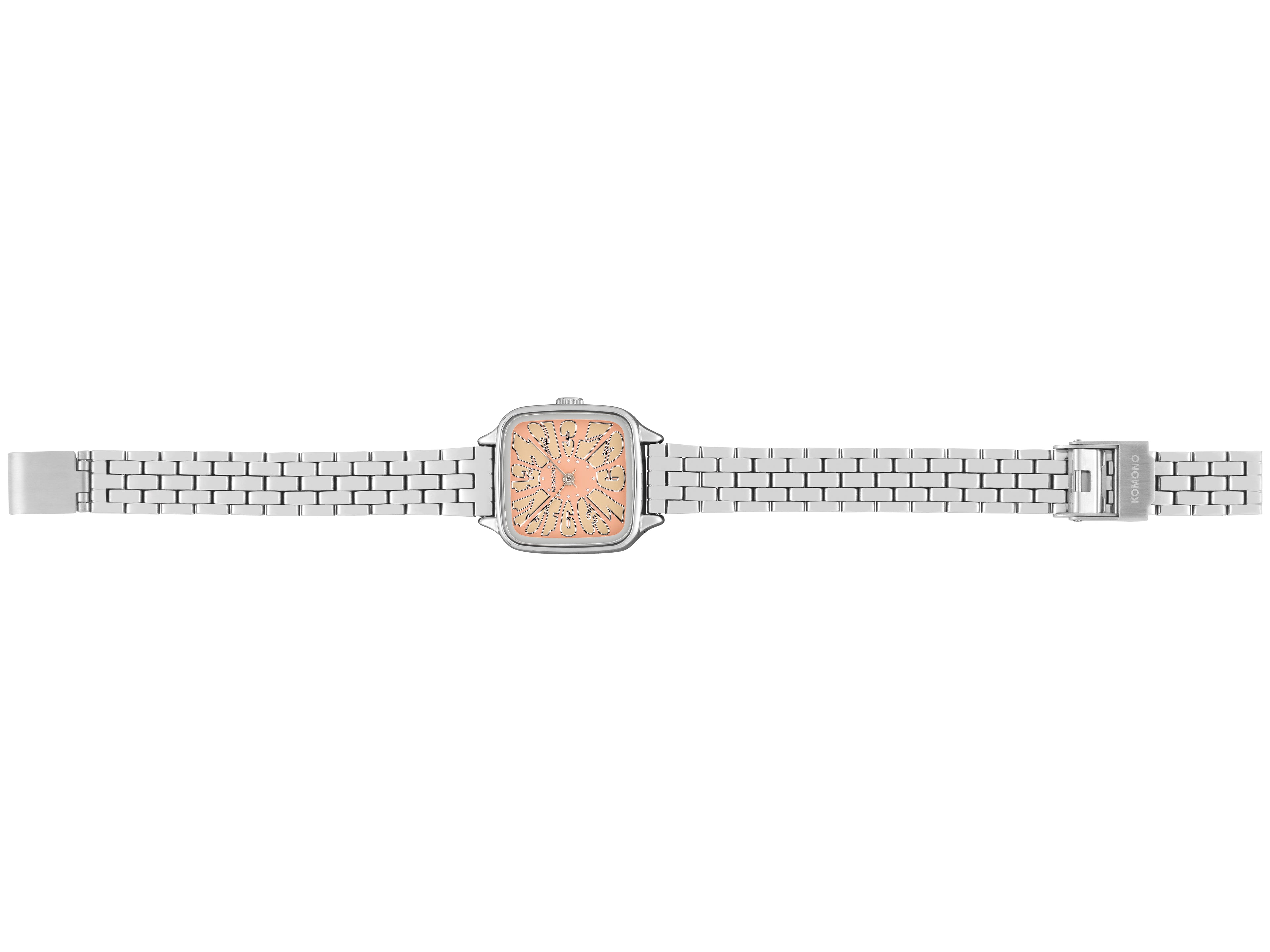 komono-kate-estate-flower-silver-blush-armbanduhr image 2