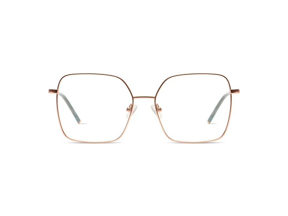komono-audrey-rose-gold-matte-emerald-brille image 1