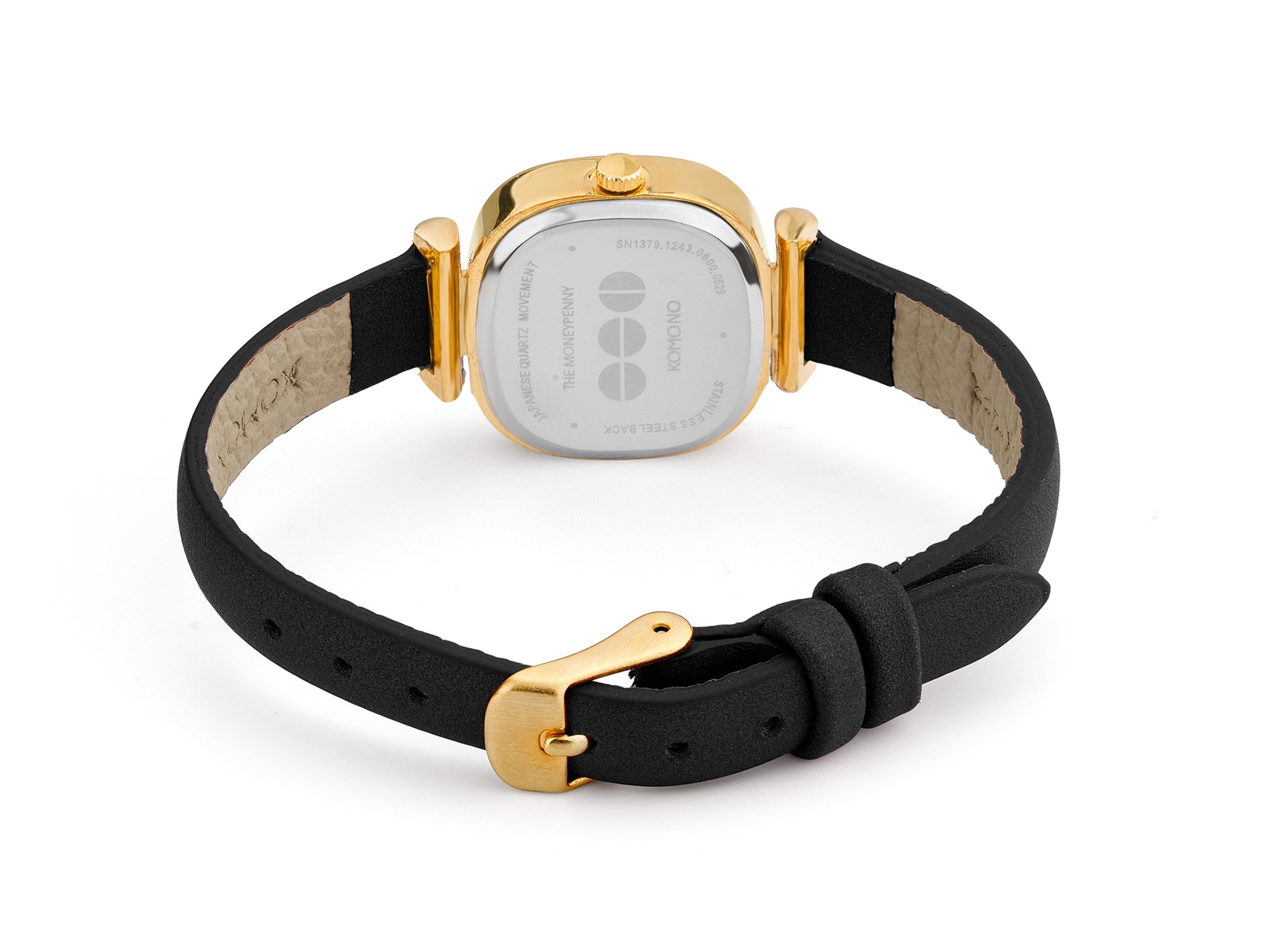 komono-moneypenny-gold-black-damenuhr image 4