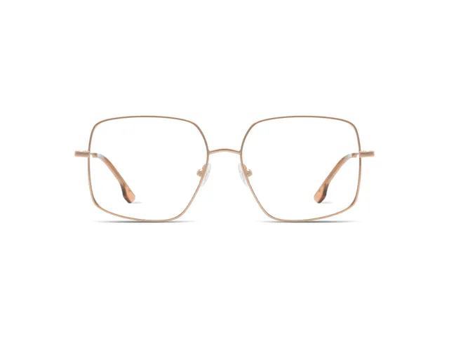 komono-amelia-rose-gold-sonnenbrille-quadratische-pilotenform-edelstahl-mit-acet image 1
