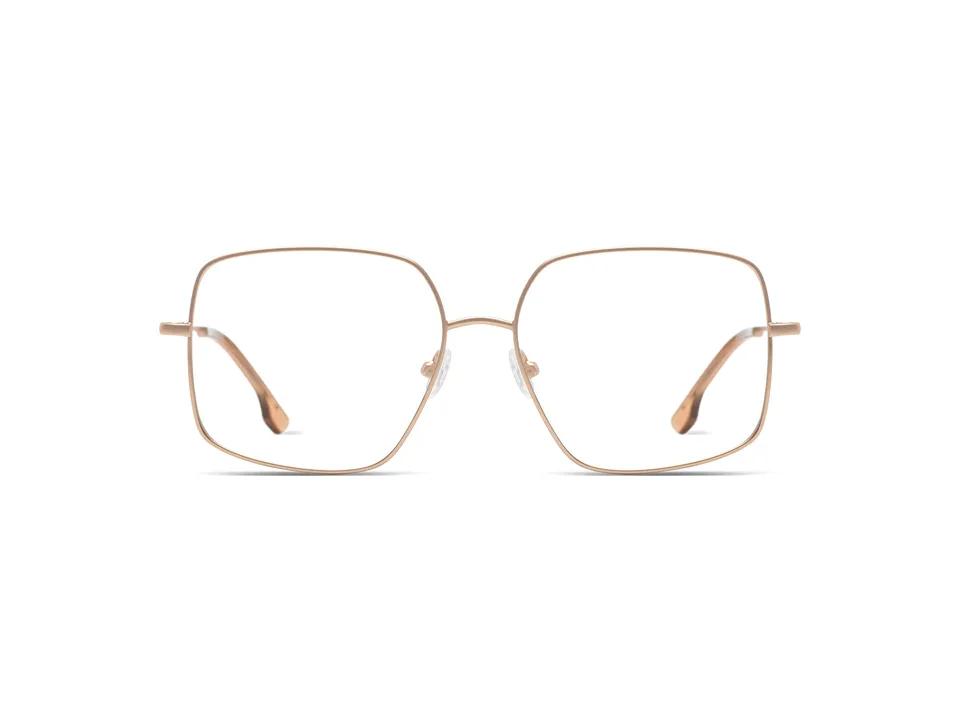 komono-amelia-rose-gold-sonnenbrille-quadratische-pilotenform-edelstahl-mit-acet image 1
