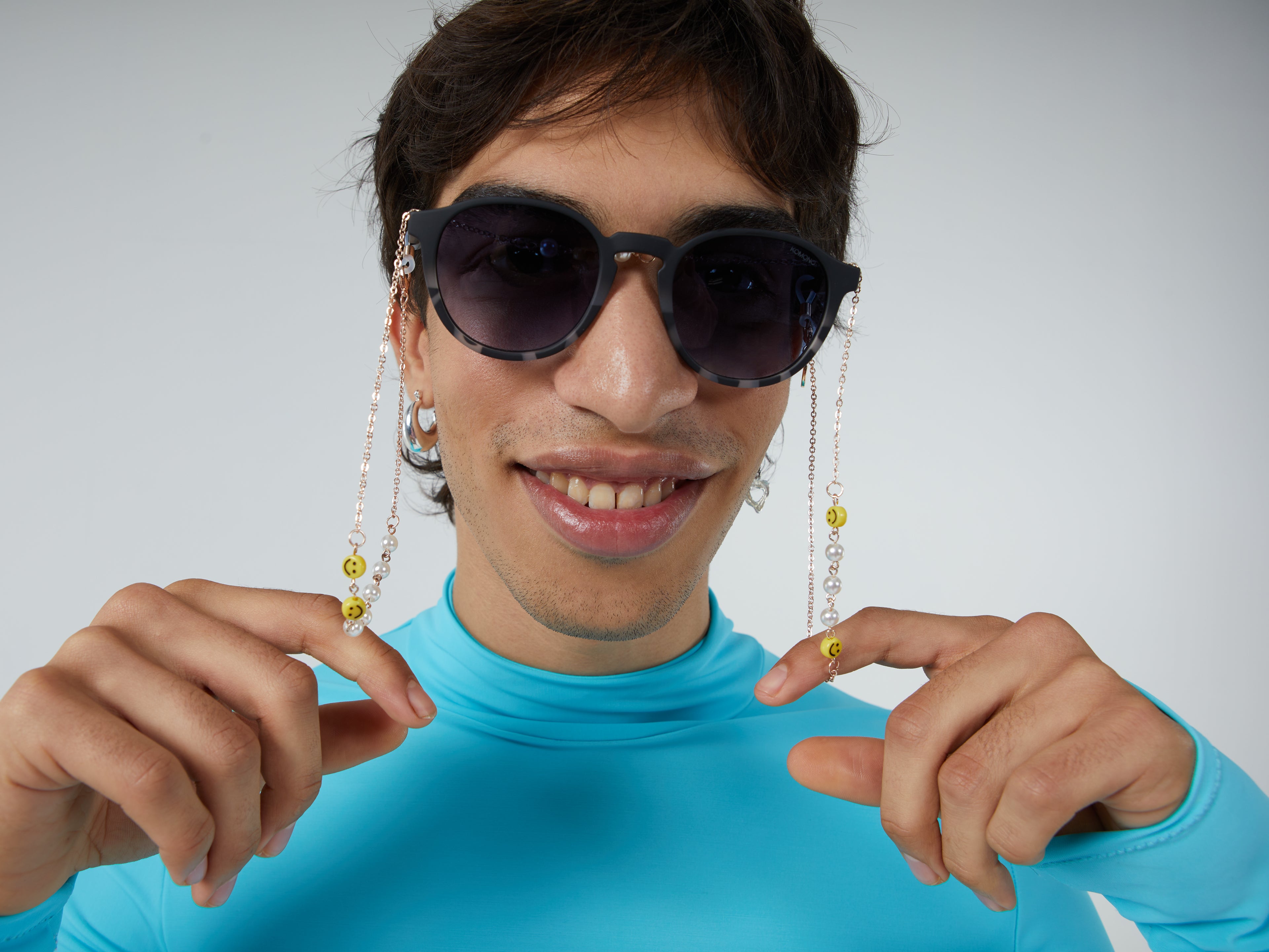 komono-smiles-rose-gold-sonnenbrille image 2