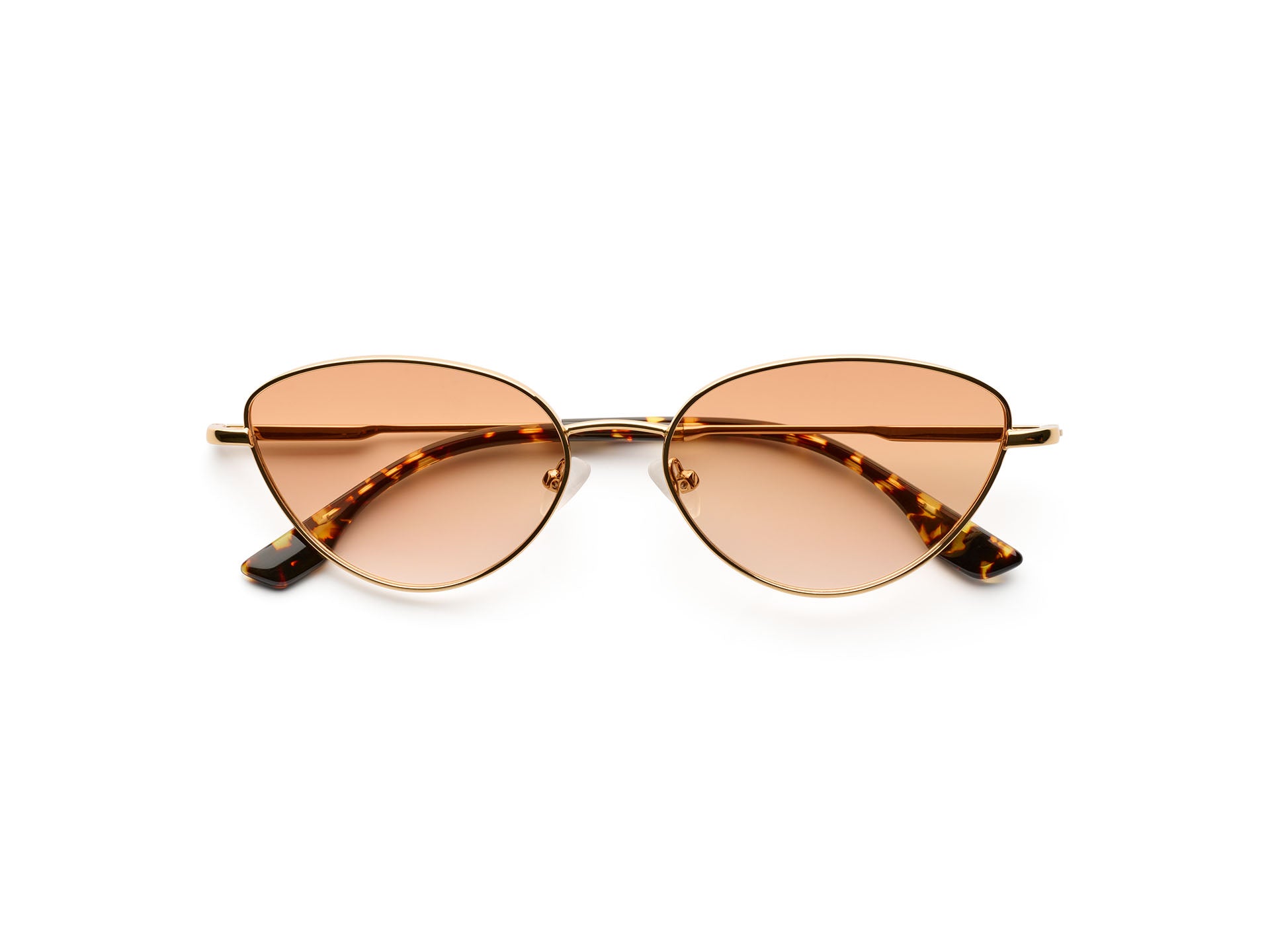 komono-nina-gold-glossy-cat-eye-sonnenbrille image 1