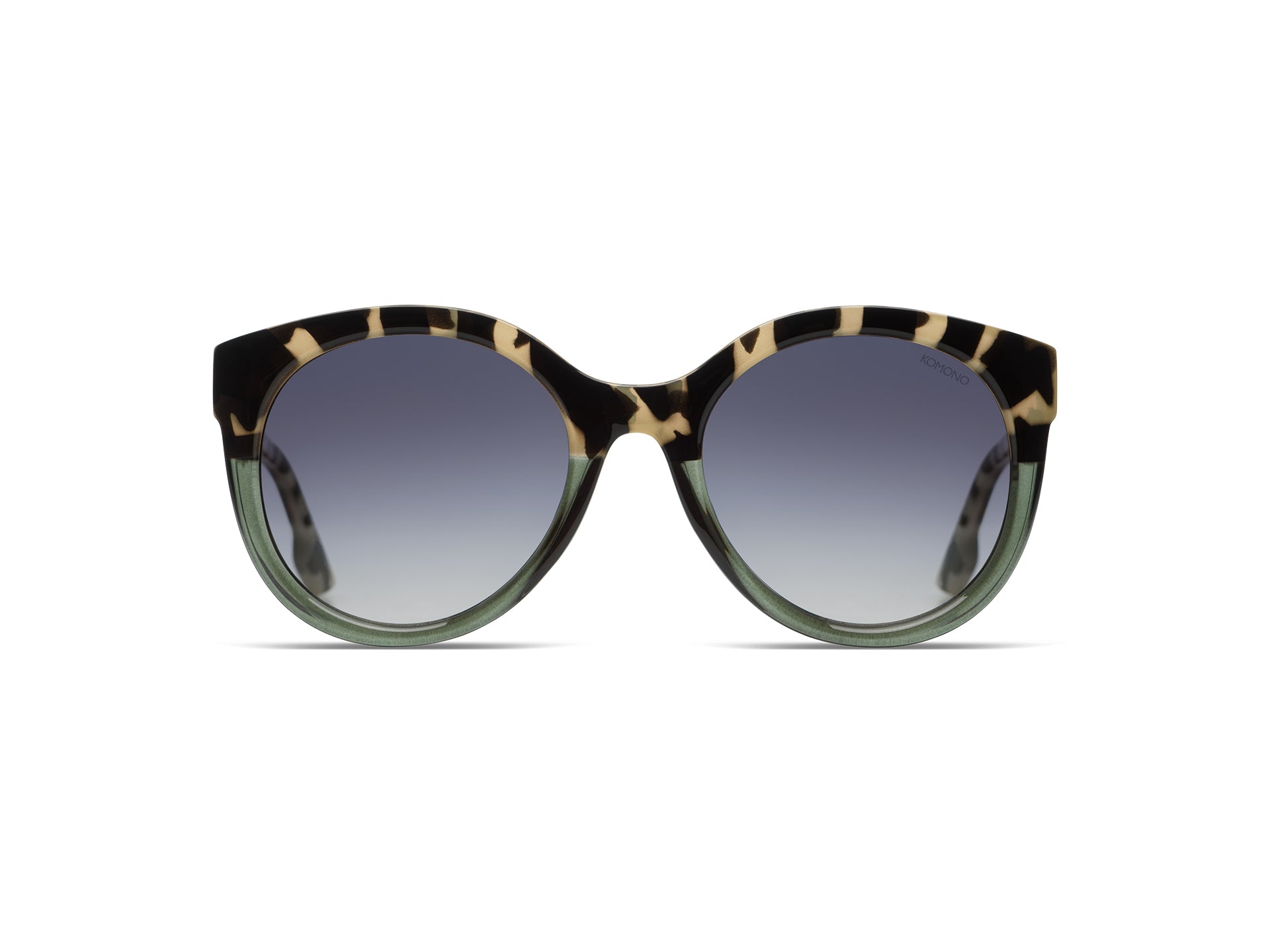 komono-ellis-emerald-bobcat-sonnenbrille-runde-gl-ser-in-butterfly-fassung-bio-n image 2