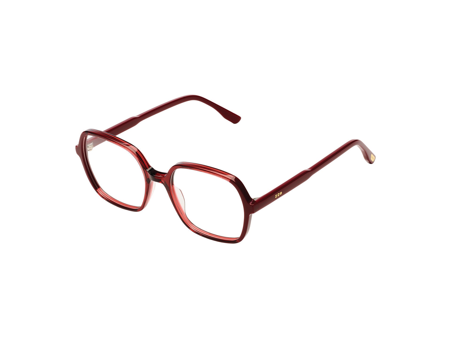 komono-petra-maroon-sonnenbrille-oversize-eckig image 2