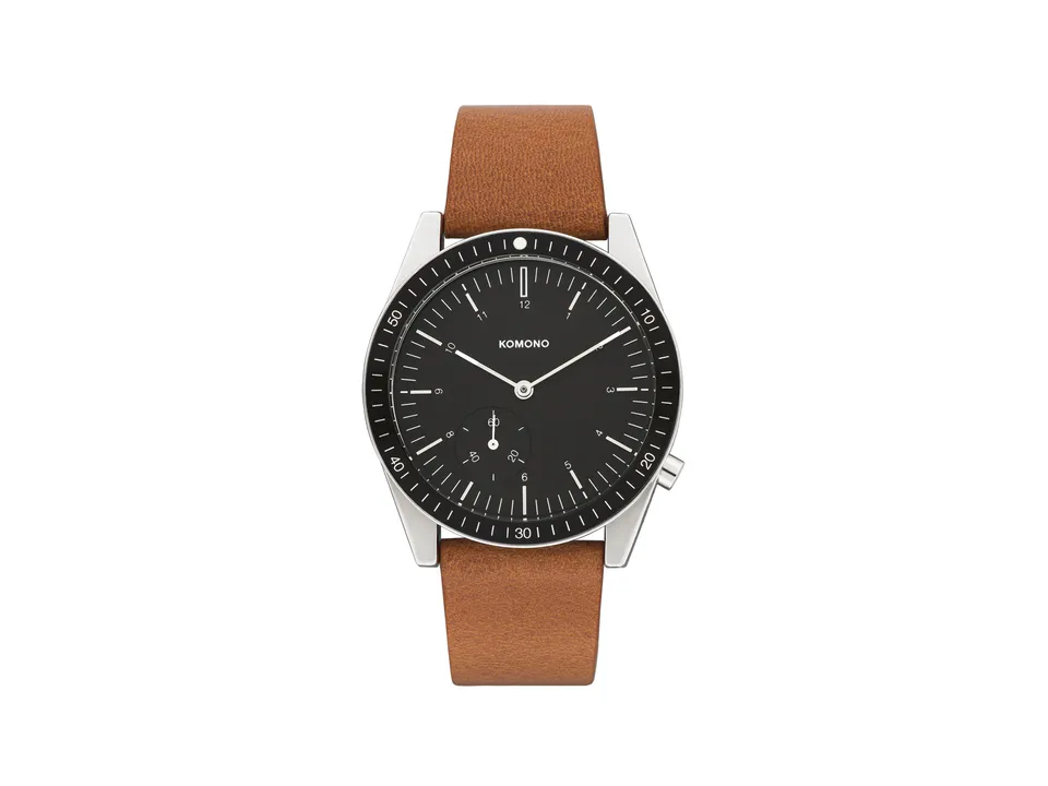 komono-ray-legacy-leather-cognac-taucheruhr image 1