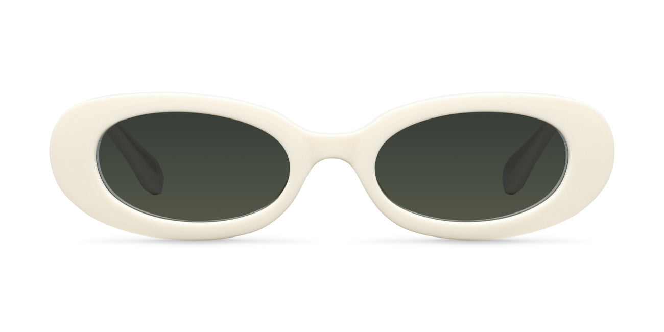 meller-lua-ice-olive-ovale-sonnenbrille-mit-flachem-rahmen image 1