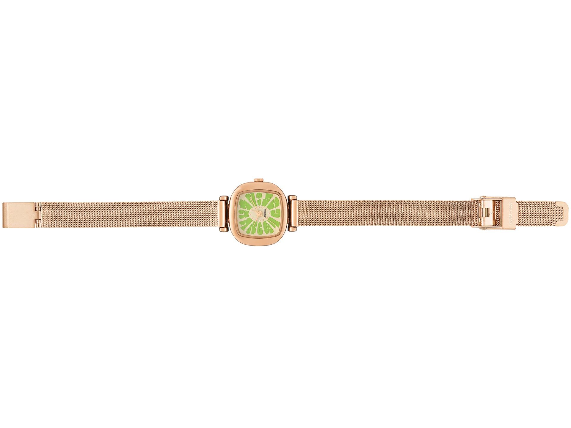 komono-moneypenny-flower-royale-rose-gold-mint-uhr image 2