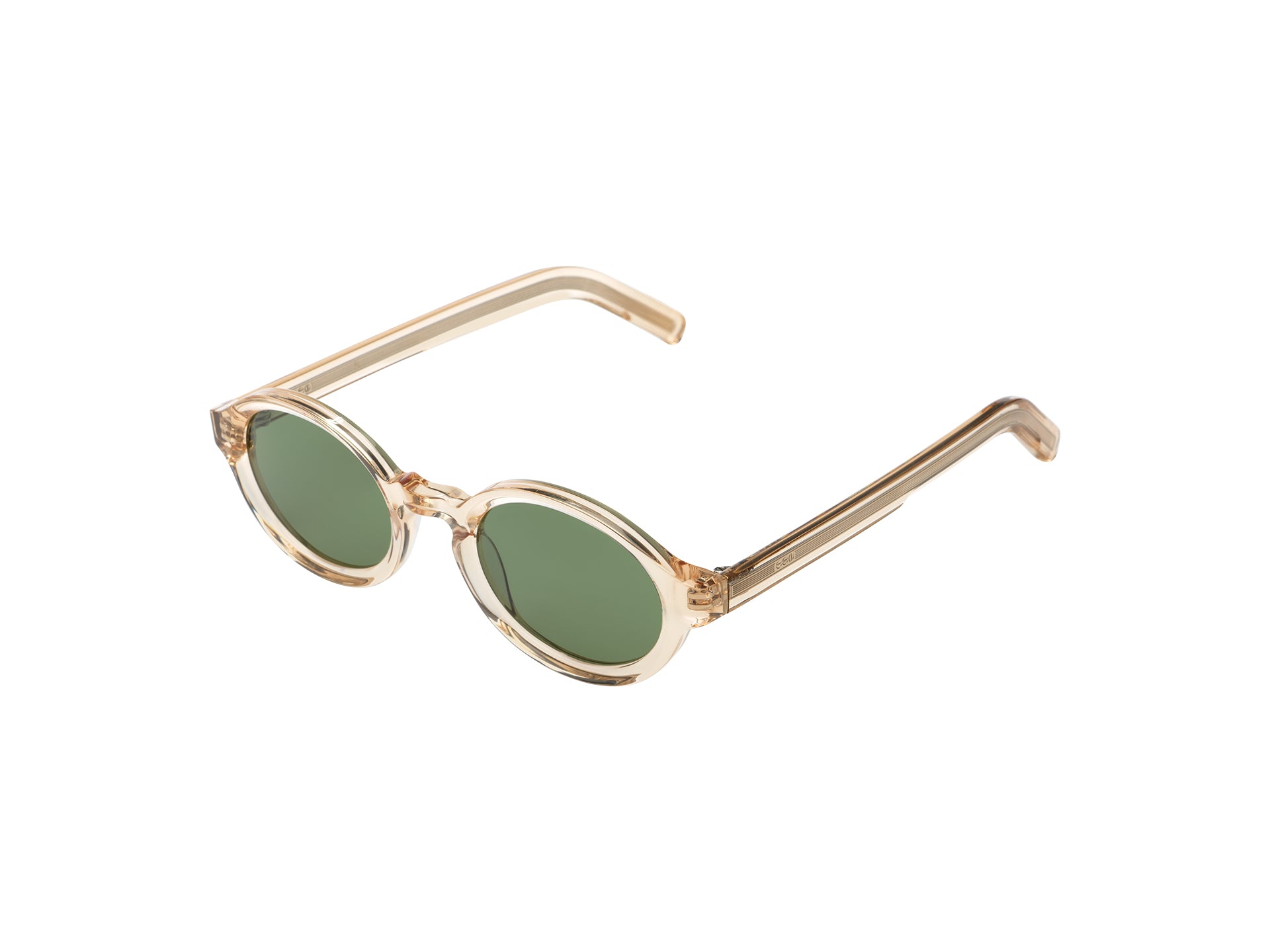 komono-jace-champagne-sonnenbrille-ovale-polarized-form-acetat-medium-fit image 3
