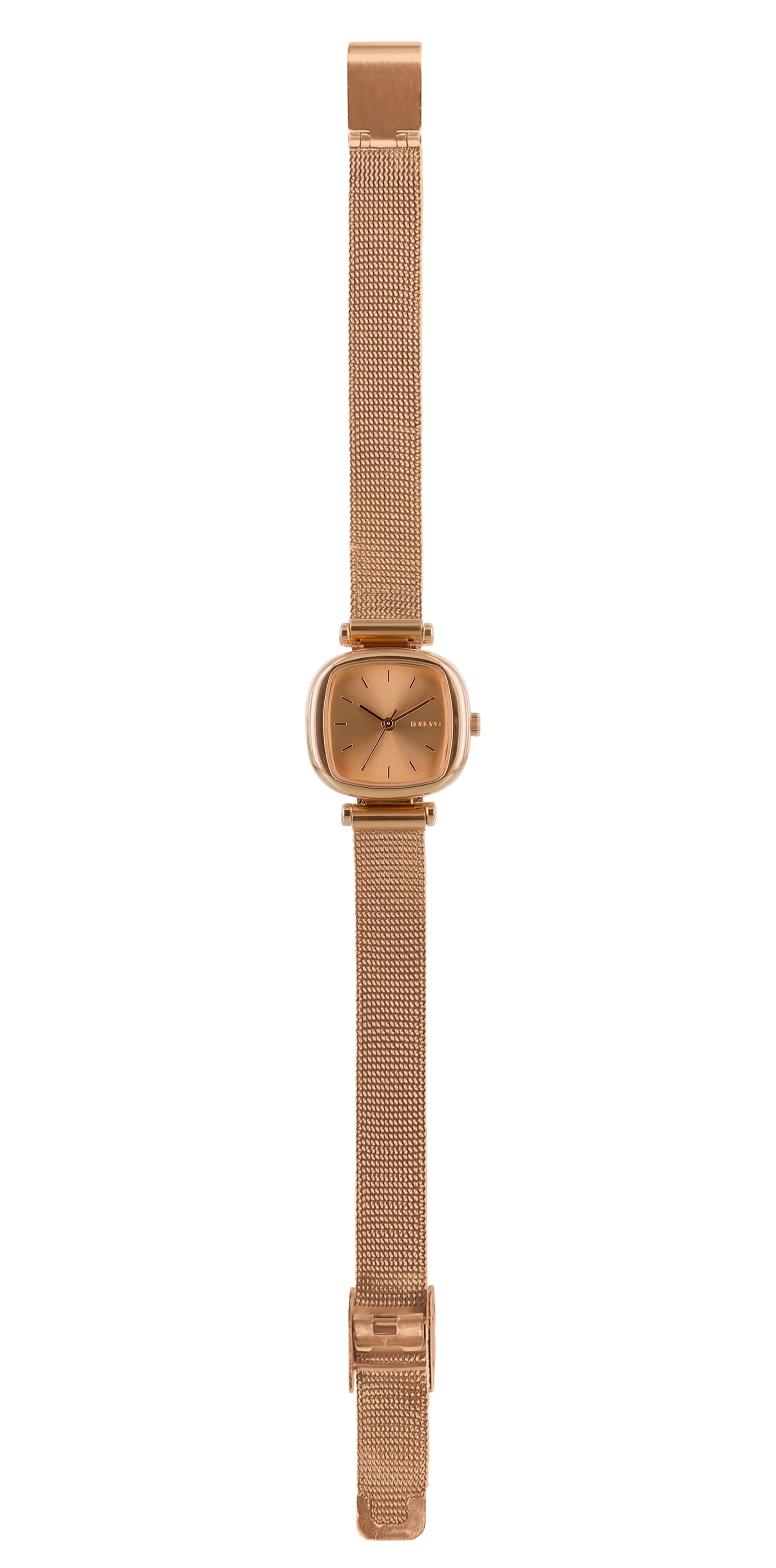 komono-moneypenny-royale-rose-gold-damen-armbanduhr-mesh image 4