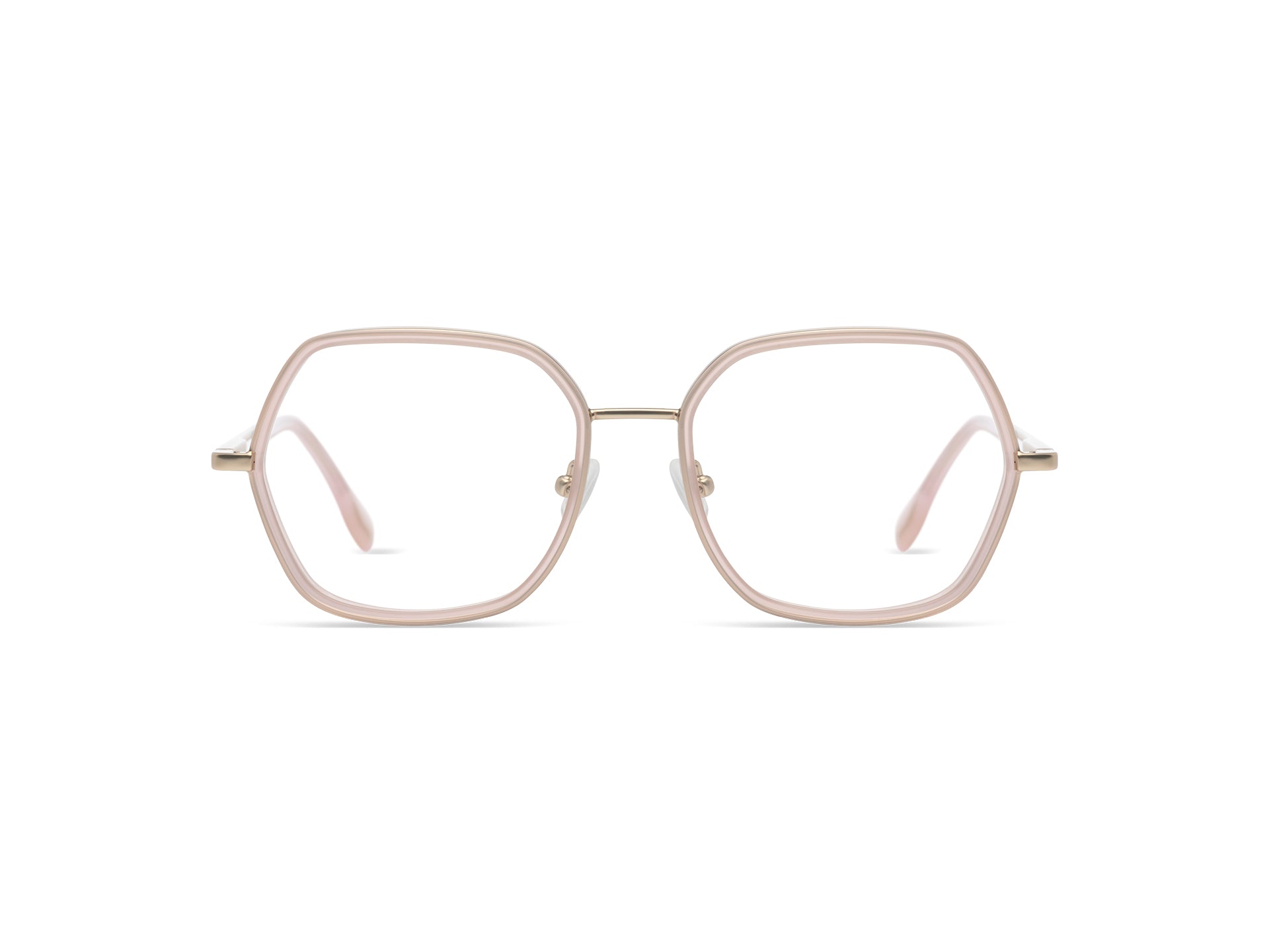 komono-ella-blush-white-gold-matte-brille-matte-brillenfassung-der-optik-kollekt image 1