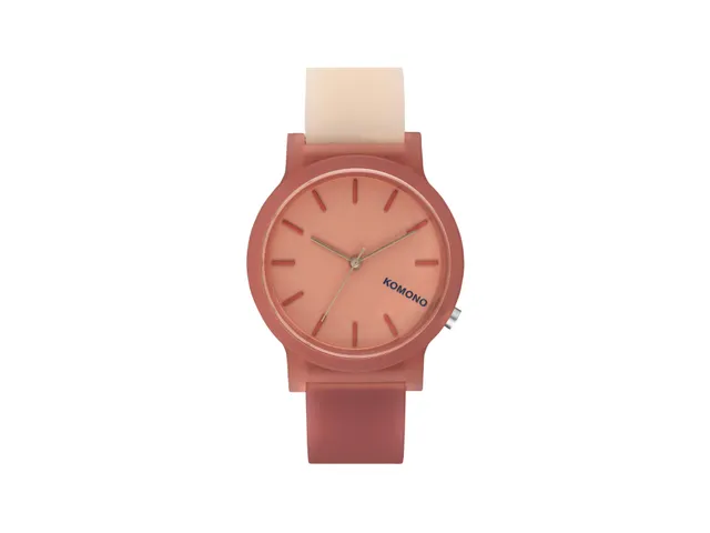 komono-mono-tones-maroon-armbanduhr image 1