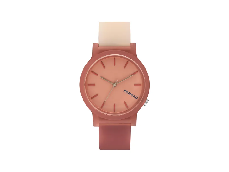 komono-mono-tones-maroon-armbanduhr image 1