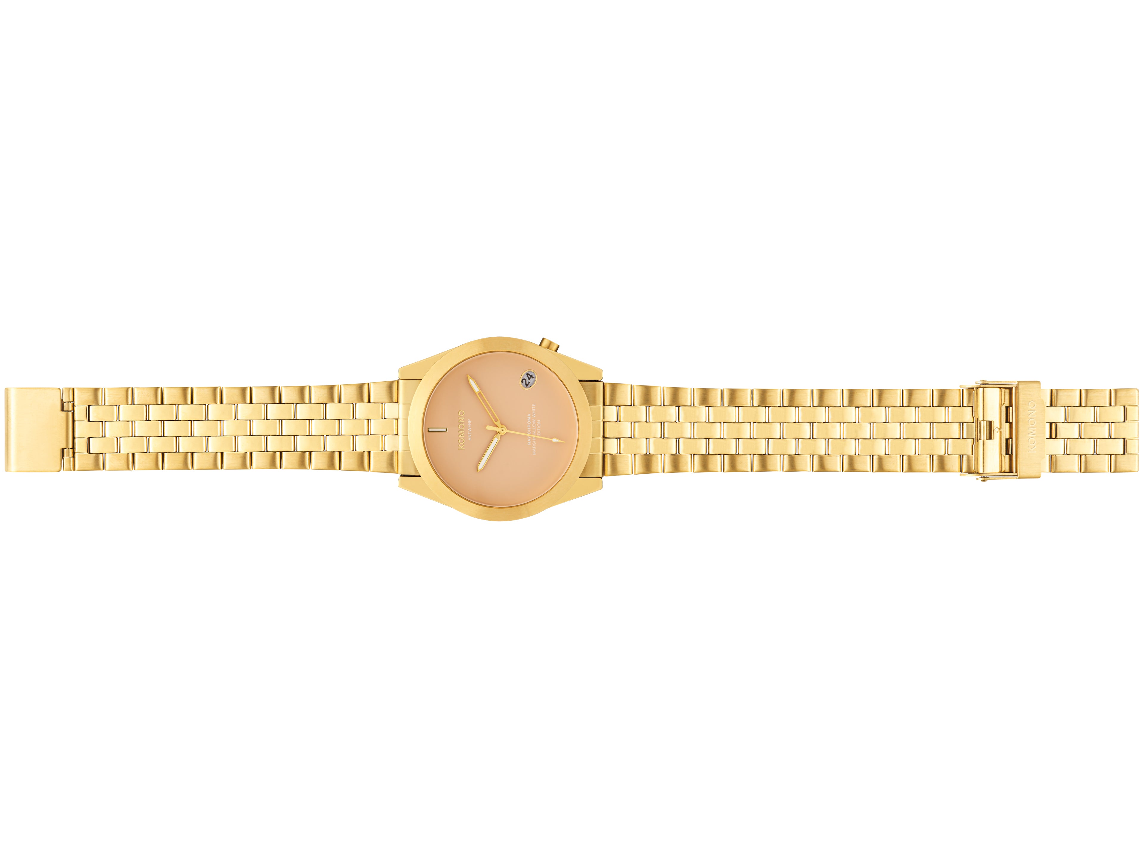 komono-ray-armbanduhr-chroma-estate-gold-marshmallow image 2