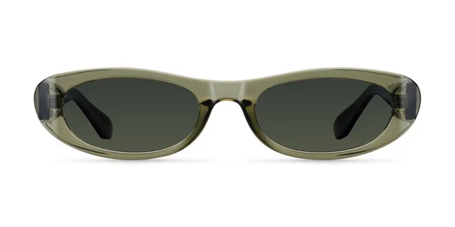 meller-malaika-stone-olive-sonnenbrille-flaches-ovales-design-mit-cat-eye-akzent image 1