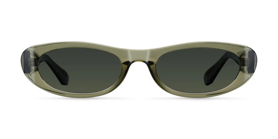 meller-malaika-stone-olive-sonnenbrille-flaches-ovales-design-mit-cat-eye-akzent image 1