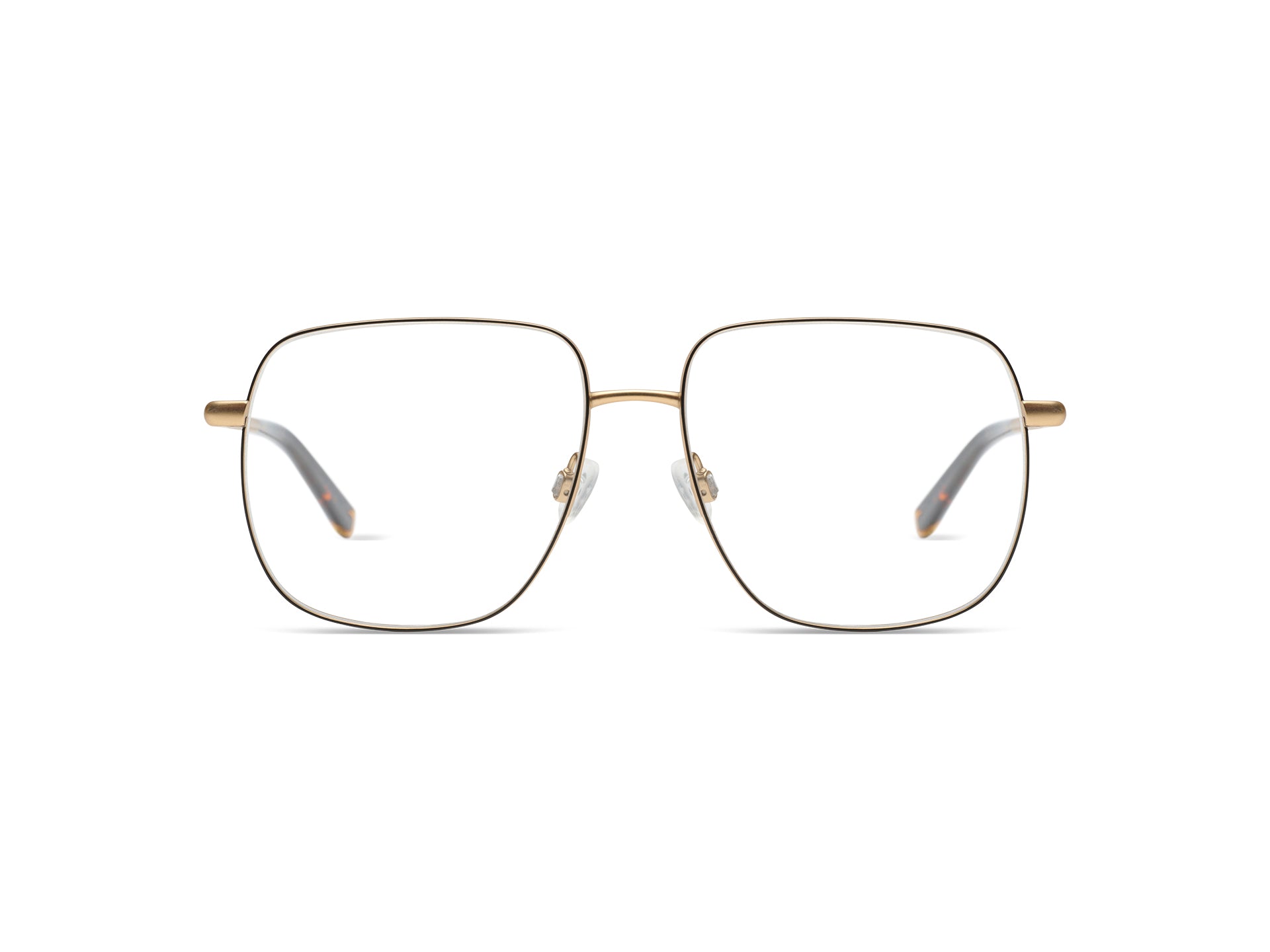 komono-selena-white-gold-black-titan-brille-in-wei-gold-schwarz image 1