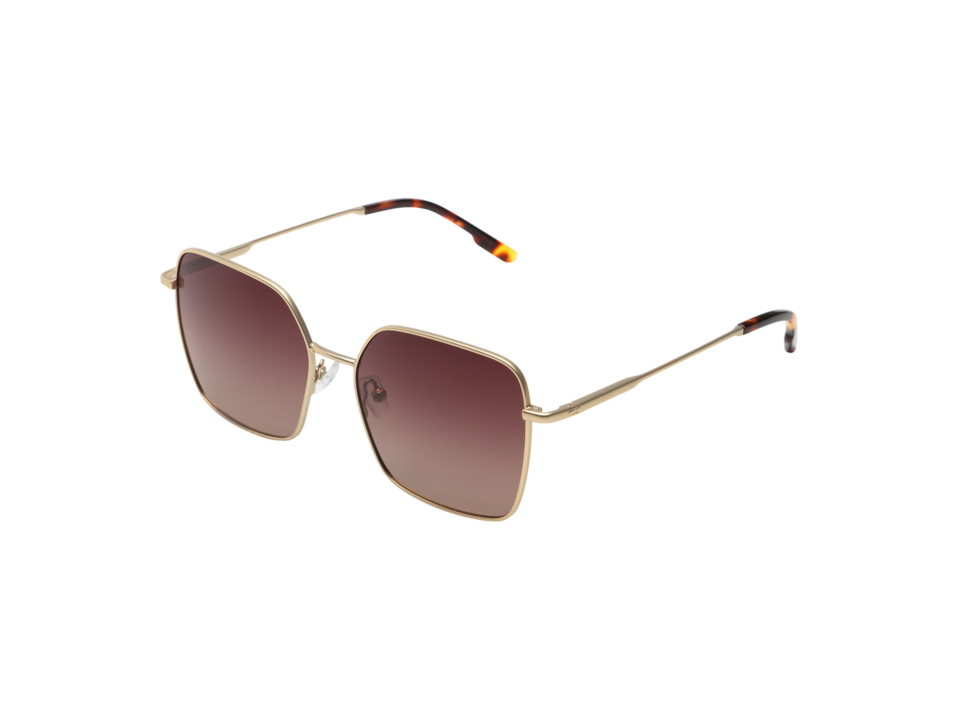 komono-audrey-white-gold-polarisierte-sonnenbrille image 2