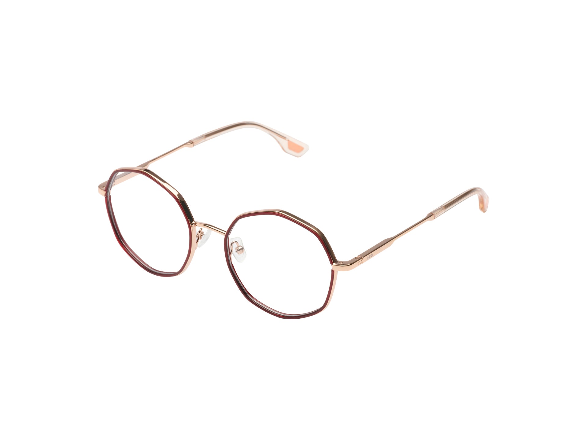 komono-sofia-brille-burgundy-rose-gold image 2