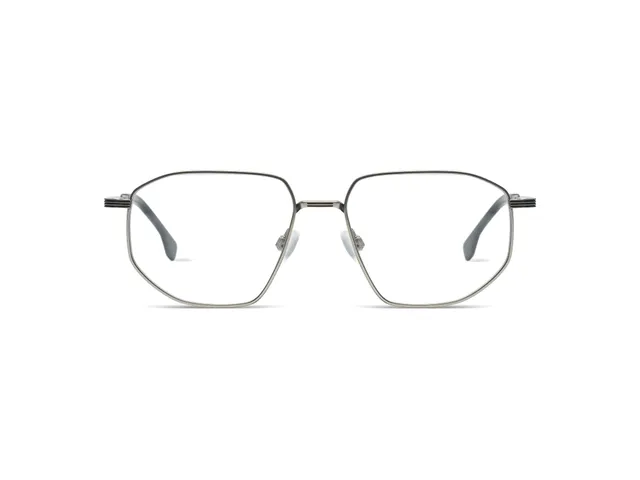 komono-axel-silver-black-brille-titan-optical image 1