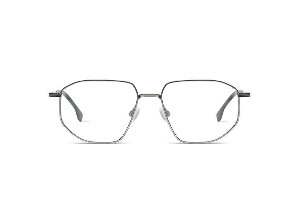 komono-axel-silver-black-brille-titan-optical image 1
