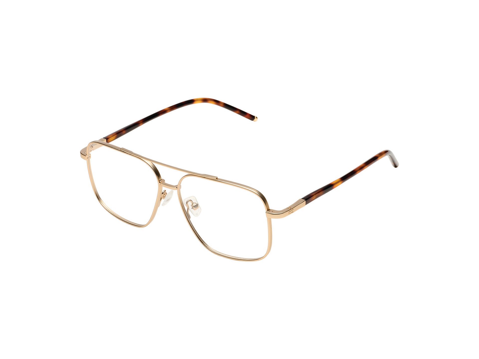 komono-jett-white-gold-matte-aviator-sonnenbrille image 2