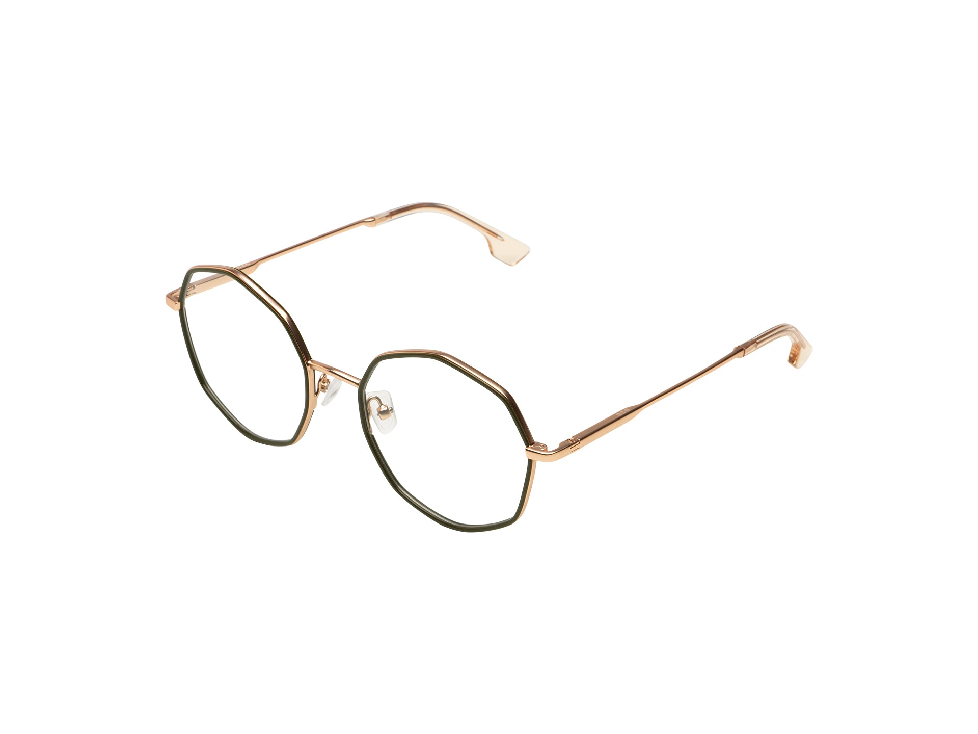 komono-sofia-kaki-rose-gold-matte-brille image 2