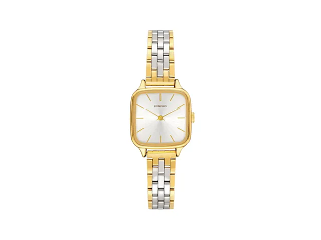 komono-kate-estate-gold-silver-uhr-mit-edelstahlarmband image 1