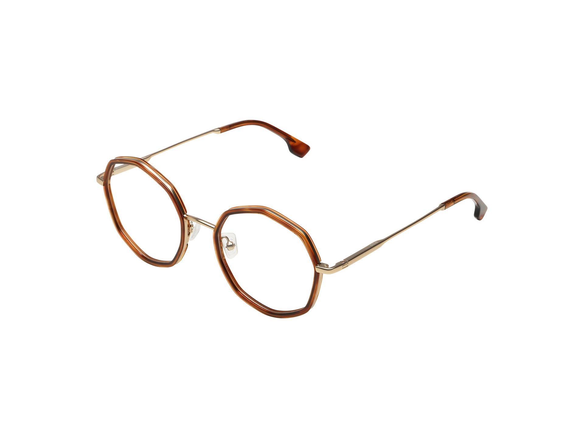 komono-sofia-bourbon-white-gold-matte-fassungsbrille image 2