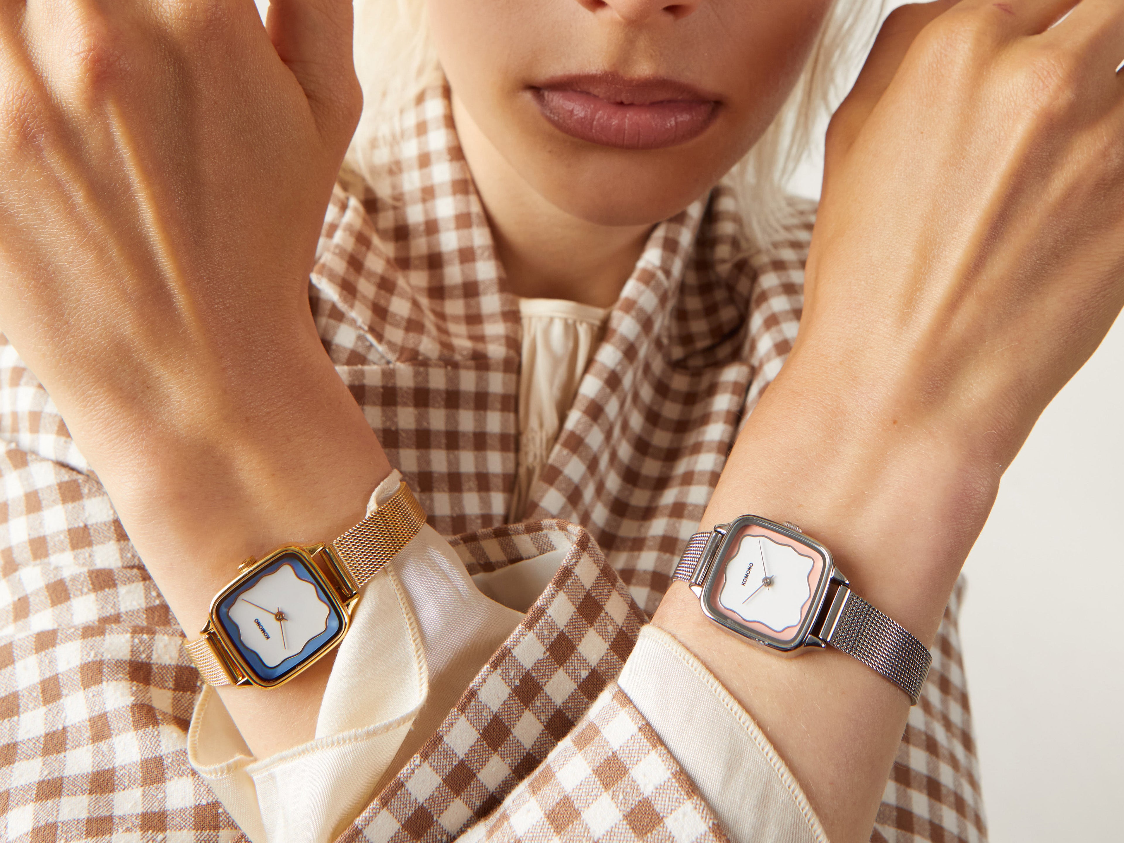 komono-kate-wave-royale-silver-blush-uhr image 4