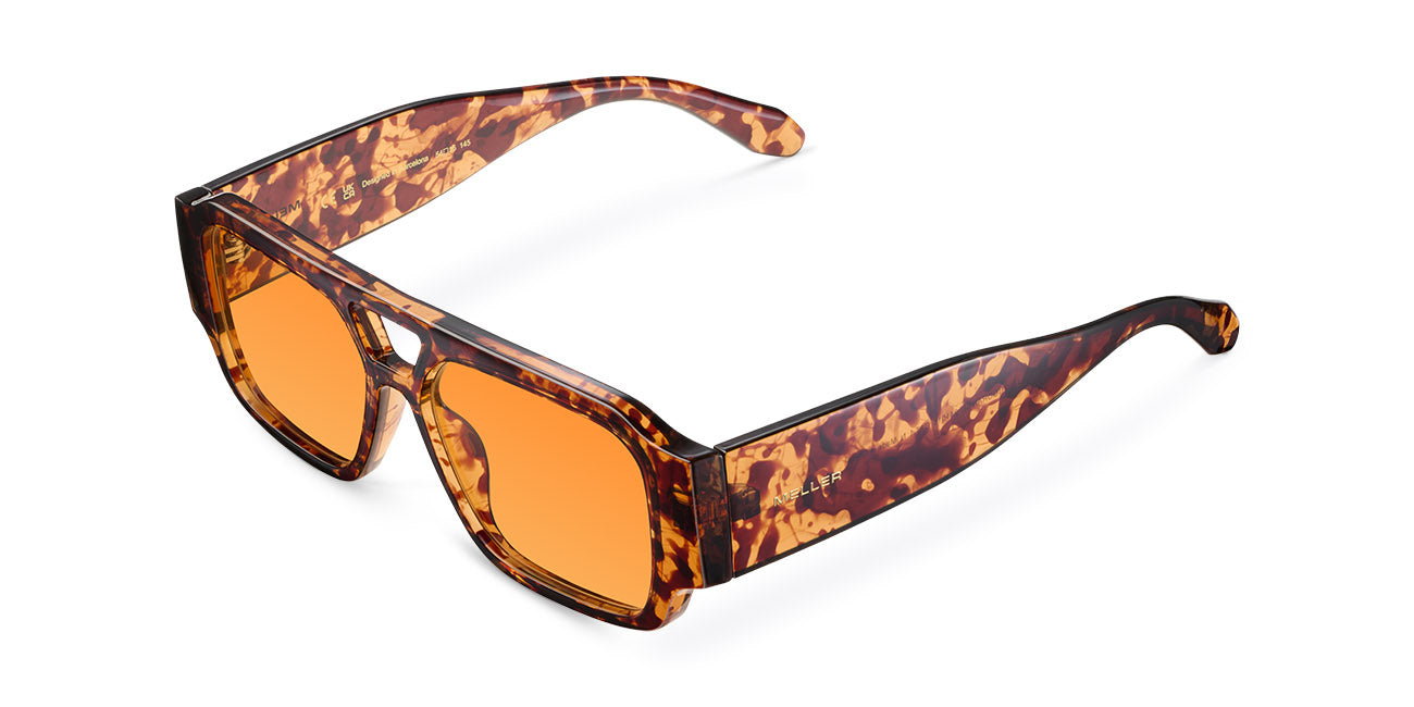 meller-jahi-tigris-orange-sonnenbrille-oversized-square-mit-doppelsteg image 2