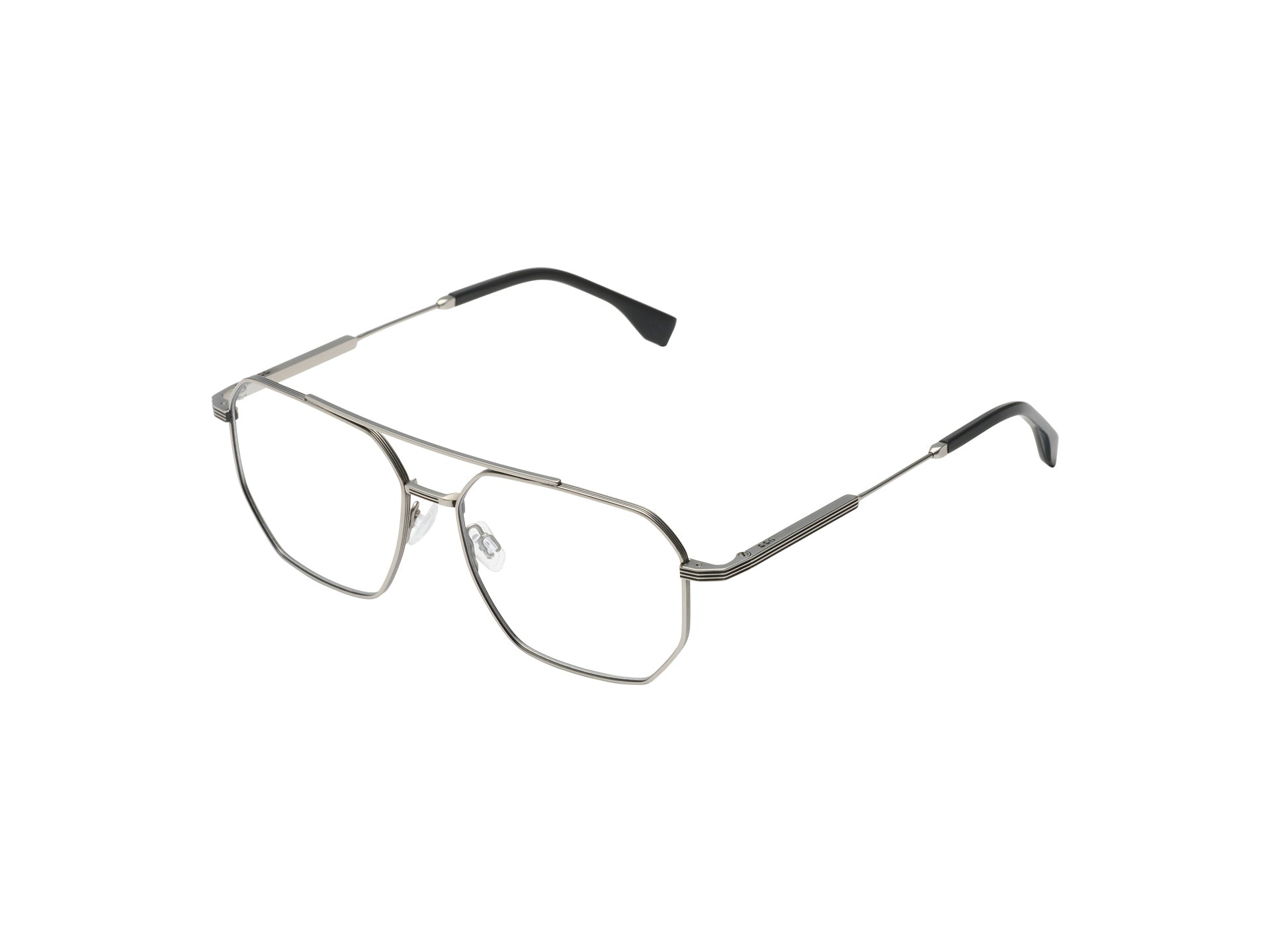komono-hawk-silver-black-titanbrille image 2