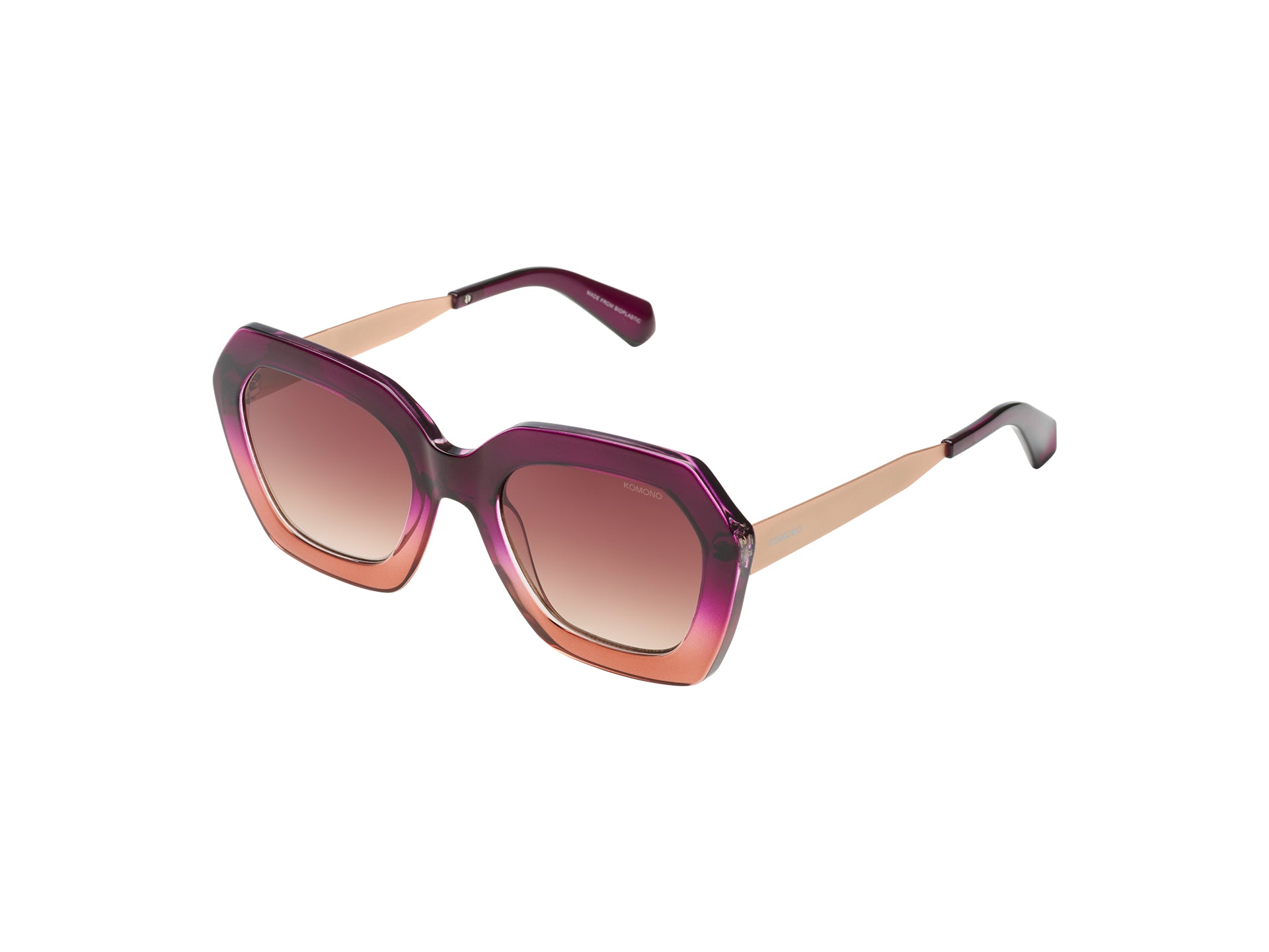 komono-gwen-metal-fuchsia-bloom-sonnenbrille image 2