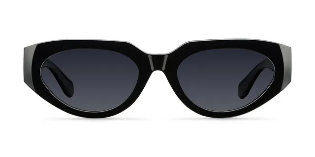 meller-fola-all-black-sonnenbrille-cat-eye-flat-top-schwarz image 1