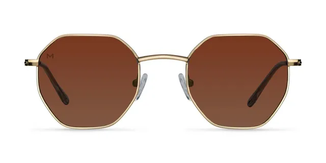 meller-endo-gold-kakao-sonnenbrille-metall image 1