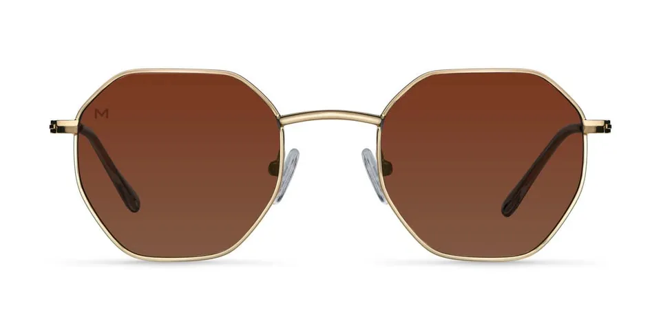 meller-endo-gold-kakao-sonnenbrille-metall image 1