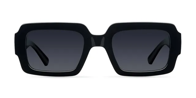 meller-kamali-all-black-sonnenbrille-oversize-quadratisch image 1