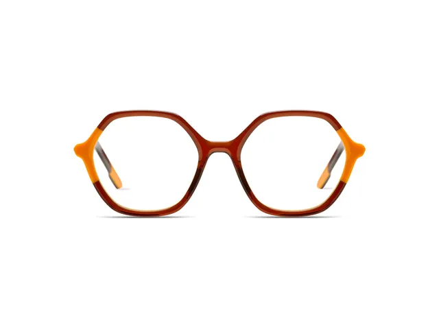 komono-lara-neon-orange-copper-brille-optisches-gestell image 1