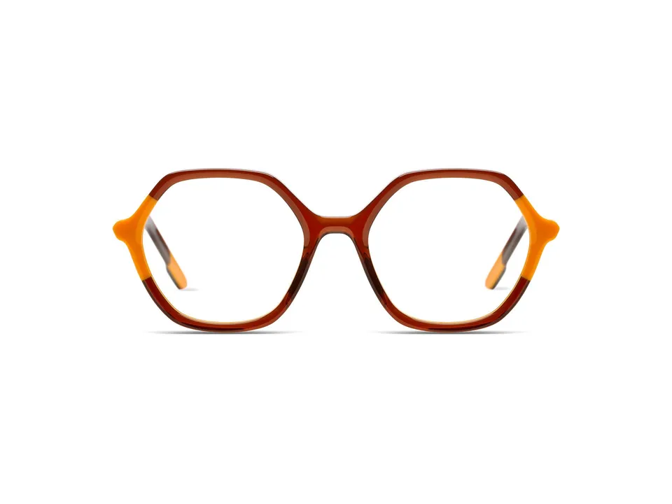komono-lara-neon-orange-copper-brille-optisches-gestell image 1