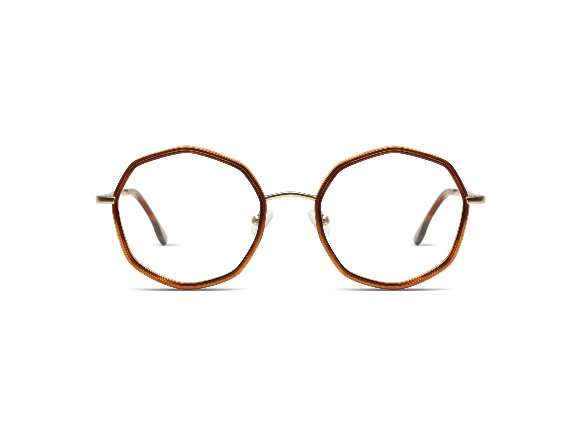 komono-sofia-bourbon-white-gold-matte-fassungsbrille image 1
